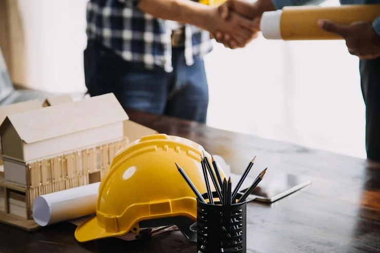serviço de construção