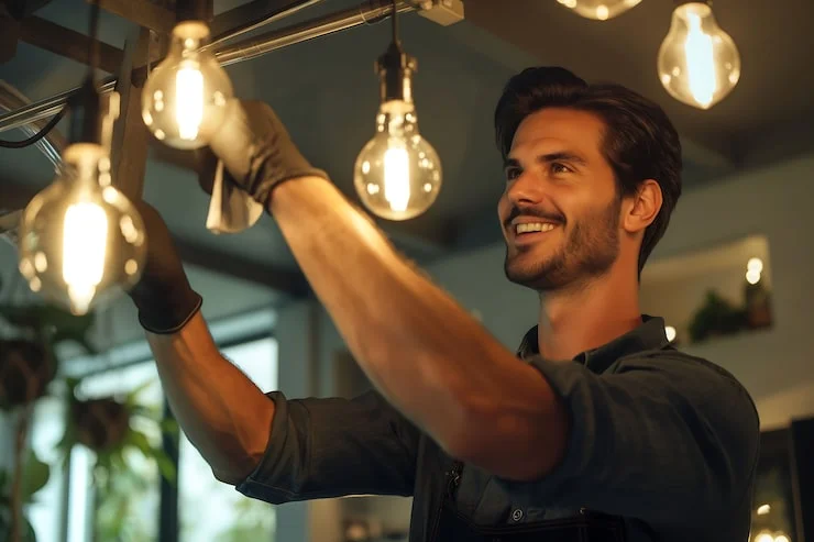 serviço de iluminação